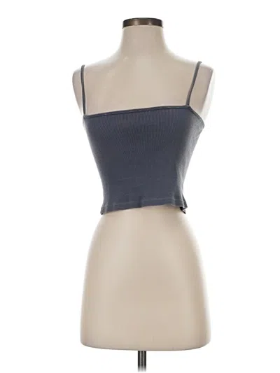 Pre-owned Unbranded Tank Top Gray Strapless Neckline Tops
