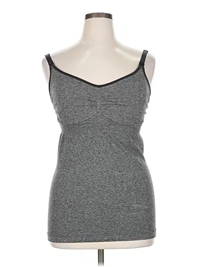 Pre-owned Unbranded Tank Top Gray Sweetheart Neckline Tops