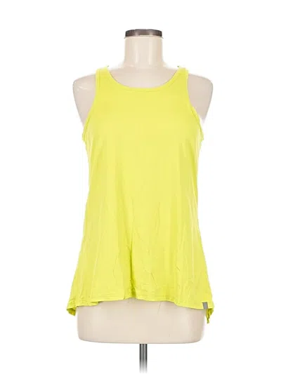 Pre-owned Unbranded Tank Top Green Halter Neckline Tops