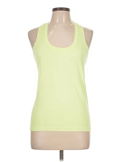 Pre-owned Unbranded Tank Top Green Halter Neckline Tops