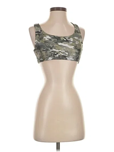Pre-owned Unbranded Tank Top Green Strapless Neckline Tops