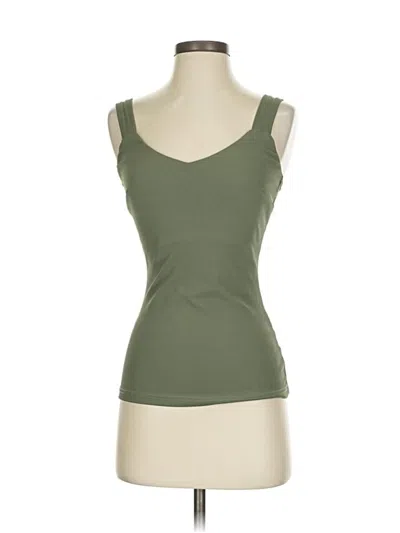 Pre-owned Unbranded Tank Top Green Sweetheart Neckline Tops