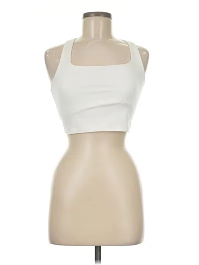 Pre-owned Unbranded Tank Top Ivory Halter Neckline Tops