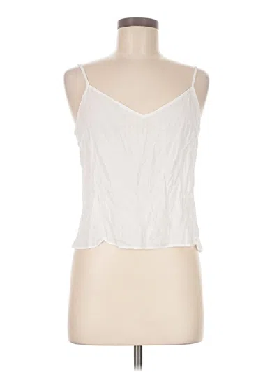 Pre-owned Unbranded Tank Top Ivory Halter Neckline Tops