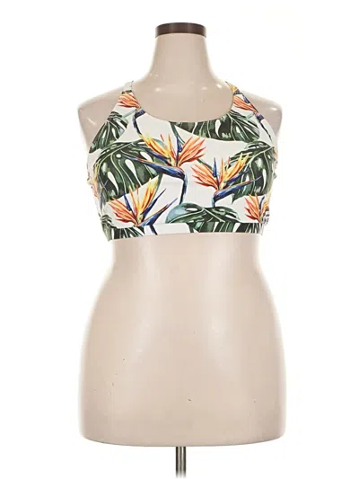 Pre-owned Unbranded Tank Top Ivory Halter Neckline Tops In White