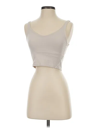 Pre-owned Unbranded Tank Top Ivory Strapless Neckline Tops