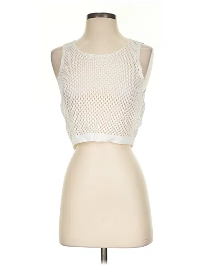 Pre-owned Unbranded Tank Top Ivory Strapless Neckline Tops