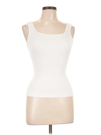 Pre-owned Unbranded Tank Top Ivory Strapless Neckline Tops