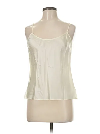 Pre-owned Unbranded Tank Top Ivory Strapless Neckline Tops In White