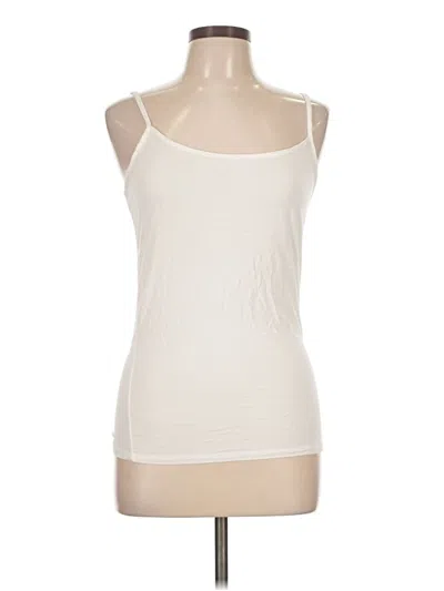 Pre-owned Unbranded Tank Top Ivory Strapless Neckline Tops In White