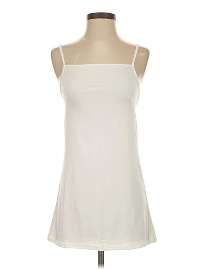 Pre-owned Unbranded Tank Top Ivory Strapless Neckline Tops In White