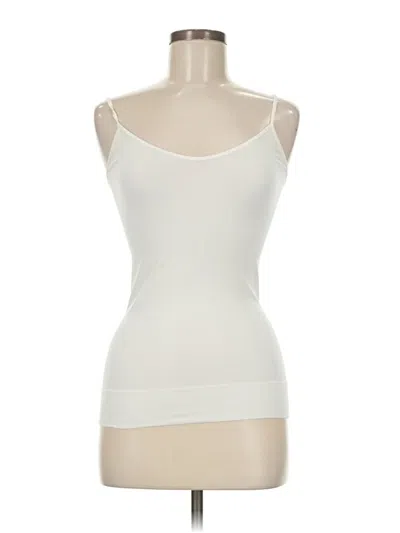 Pre-owned Unbranded Tank Top Ivory Strapless Neckline Tops In White