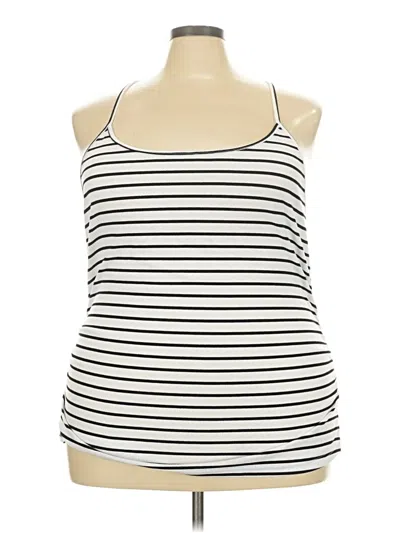 Pre-owned Unbranded Tank Top Ivory Strapless Neckline Tops In White