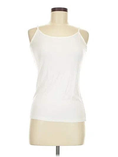 Pre-owned Unbranded Tank Top Ivory Strapless Neckline Tops In White