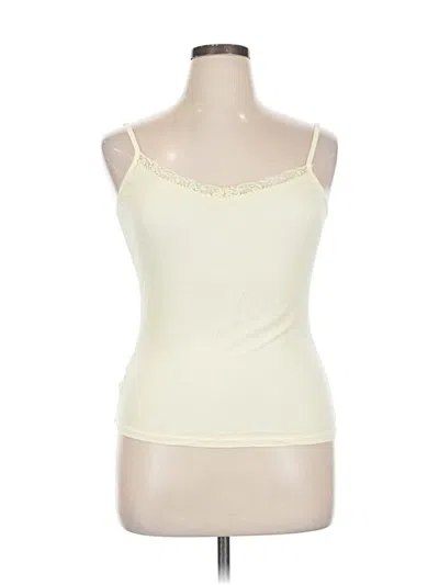 Pre-owned Unbranded Tank Top Ivory Sweetheart Neckline Tops In White