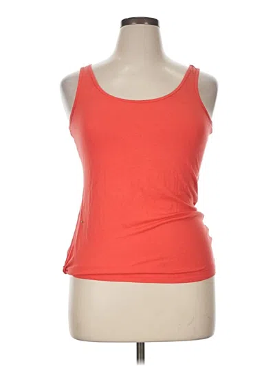Pre-owned Unbranded Tank Top Orange Strapless Neckline Tops