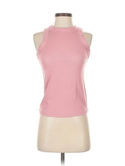 Pre-owned Unbranded Tank Top Pink Halter Neckline Tops