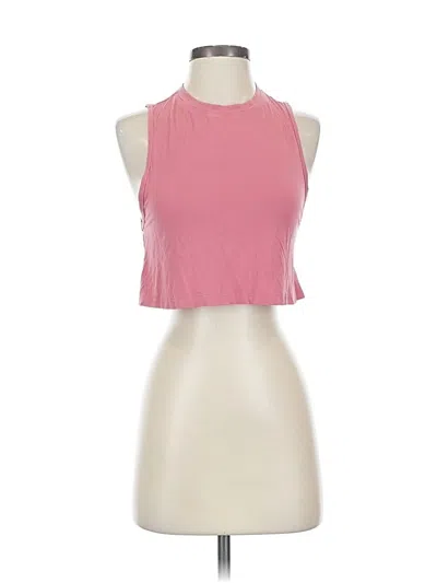 Pre-owned Unbranded Tank Top Pink Halter Neckline Tops