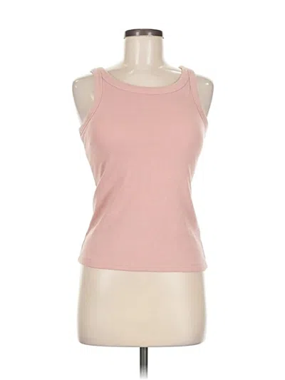 Pre-owned Unbranded Tank Top Pink Halter Neckline Tops