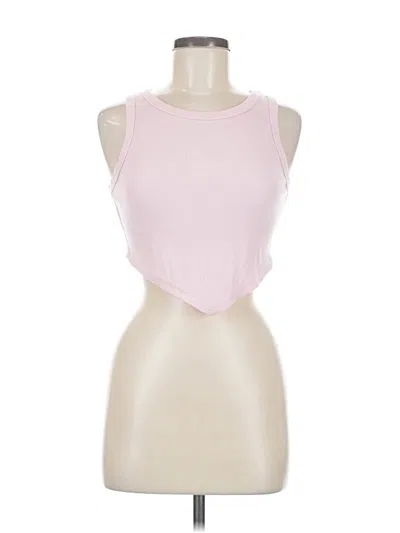 Pre-owned Unbranded Tank Top Pink Halter Neckline Tops