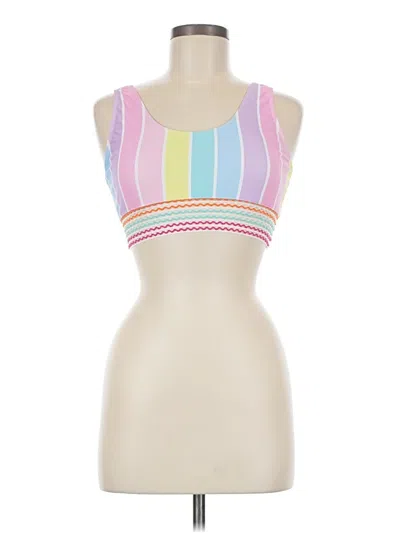 Pre-owned Unbranded Tank Top Pink Halter Neckline Tops