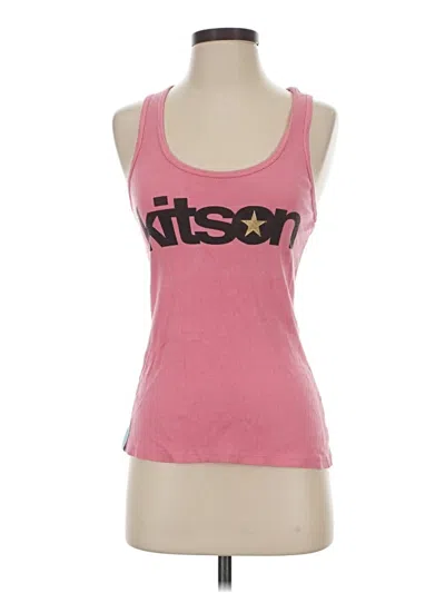 Pre-owned Unbranded Tank Top Pink Halter Neckline Tops