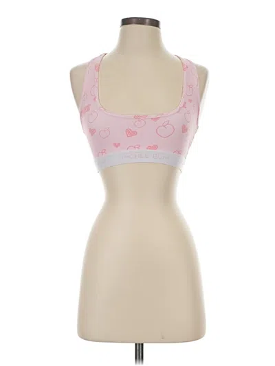 Pre-owned Unbranded Tank Top Pink Halter Neckline Tops