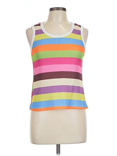 Pre-owned Unbranded Tank Top Pink Halter Neckline Tops
