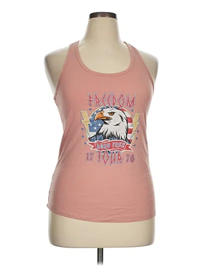 Pre-owned Unbranded Tank Top Pink Halter Neckline Tops