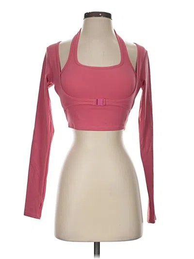 Pre-owned Unbranded Tank Top Pink Halter Neckline Tops