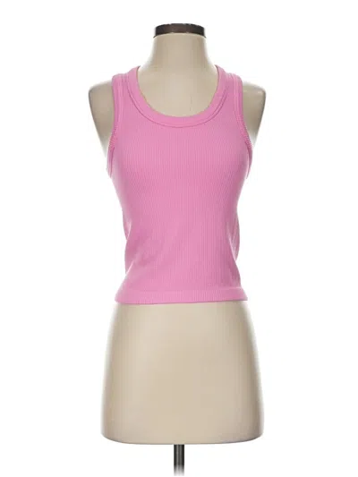 Pre-owned Unbranded Tank Top Pink Halter Neckline Tops