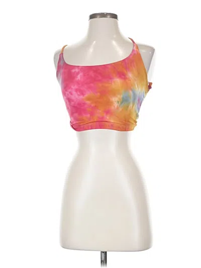 Pre-owned Unbranded Tank Top Pink Halter Neckline Tops