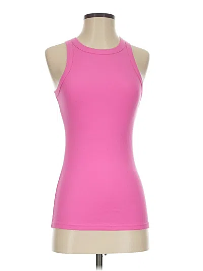 Pre-owned Unbranded Tank Top Pink Halter Neckline Tops