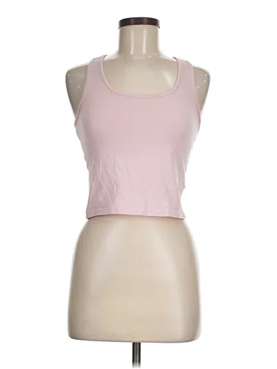 Pre-owned Unbranded Tank Top Pink Halter Neckline Tops