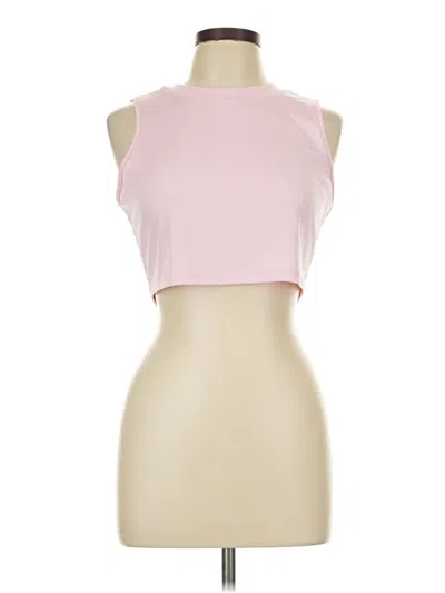 Pre-owned Unbranded Tank Top Pink Halter Neckline Tops