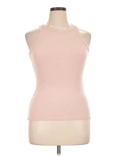 Pre-owned Unbranded Tank Top Pink Halter Neckline Tops