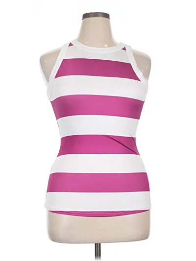 Pre-owned Unbranded Tank Top Pink Halter Neckline Tops
