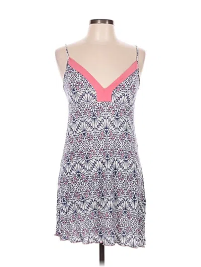 Pre-owned Unbranded Tank Top Pink Plunge Neckline Tops