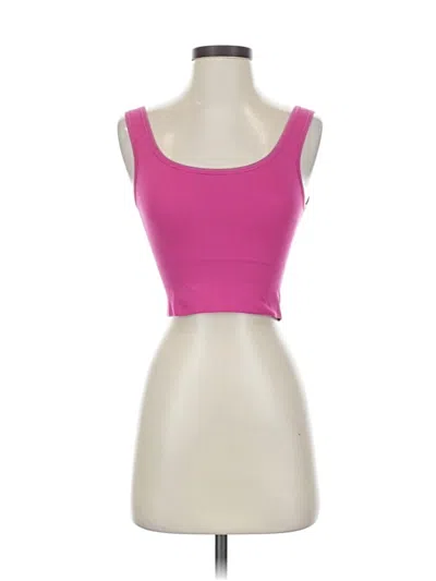 Pre-owned Unbranded Tank Top Pink Strapless Neckline Tops