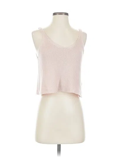 Pre-owned Unbranded Tank Top Pink Strapless Neckline Tops