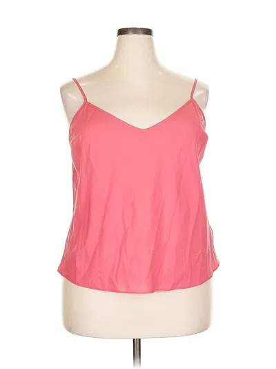 Pre-owned Unbranded Tank Top Pink Strapless Neckline Tops