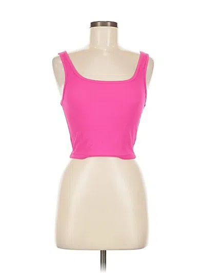Pre-owned Unbranded Tank Top Pink Strapless Neckline Tops