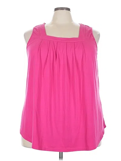 Pre-owned Unbranded Tank Top Pink Strapless Neckline Tops