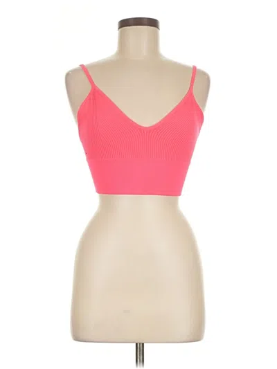 Pre-owned Unbranded Tank Top Pink Strapless Neckline Tops