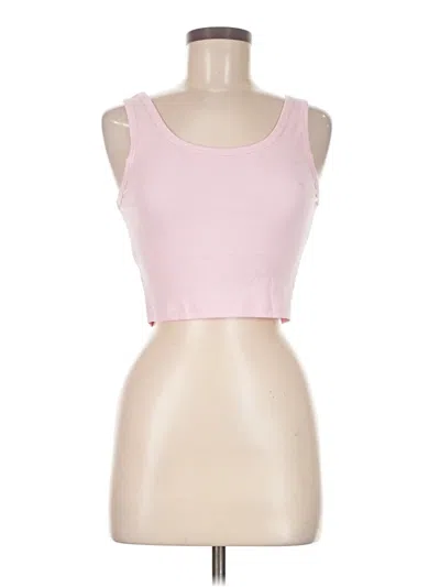 Pre-owned Unbranded Tank Top Pink Strapless Neckline Tops