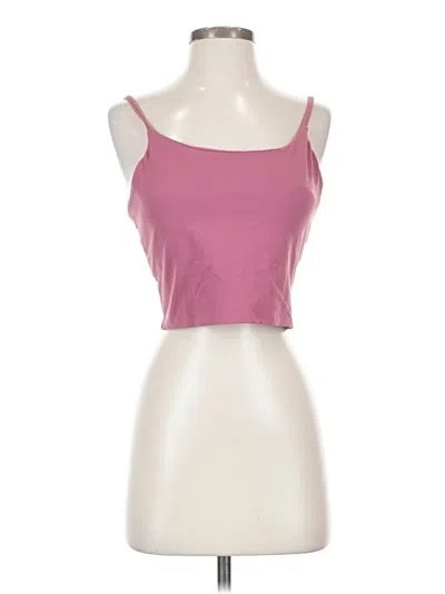 Pre-owned Unbranded Tank Top Pink Strapless Neckline Tops