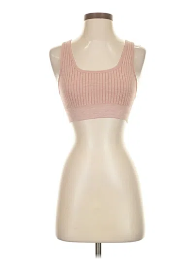 Pre-owned Unbranded Tank Top Pink Strapless Neckline Tops