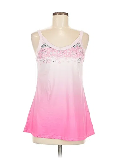 Pre-owned Unbranded Tank Top Pink Sweetheart Neckline Tops