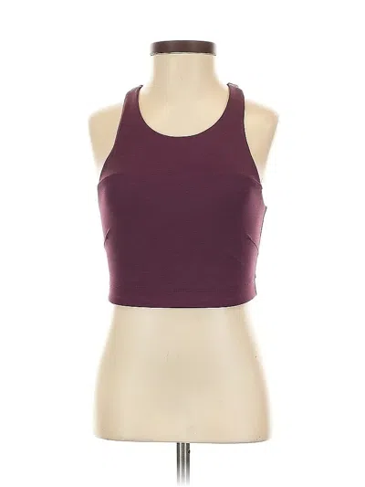 Pre-owned Unbranded Tank Top Purple Halter Neckline Tops