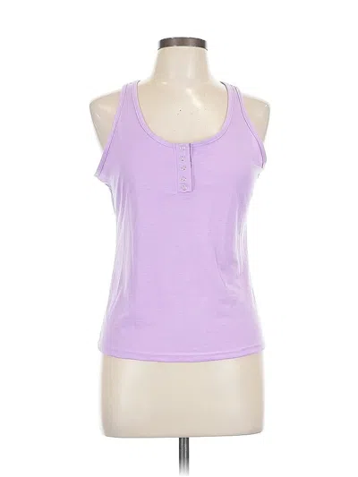 Pre-owned Unbranded Tank Top Purple Halter Neckline Tops